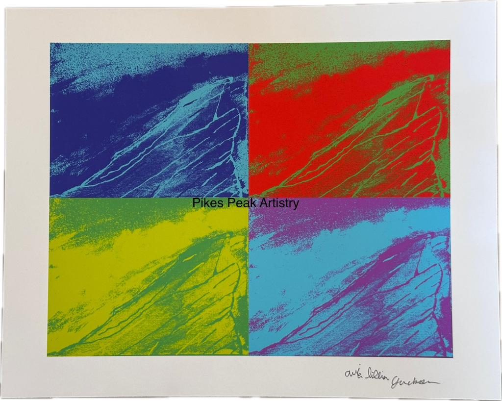 Fine Art Print of a Color Study using the Original Acrylic Painting: “ Nebula Genesis”
