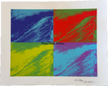 Fine Art Print of a Color Study using the Original Acrylic Painting: “ Nebula Genesis”