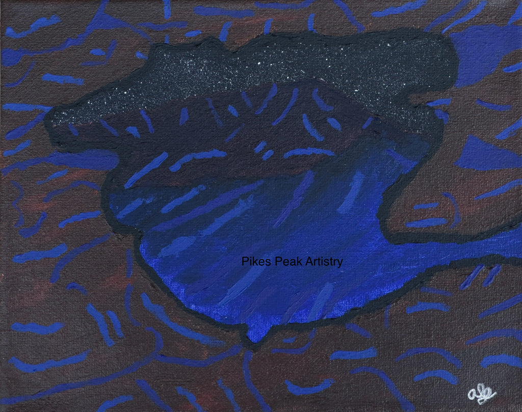 Acrylic Original Painting “Celestial Window of the Gods” Garden of the Gods Siamese Twins Keyhole Pikes Peak View