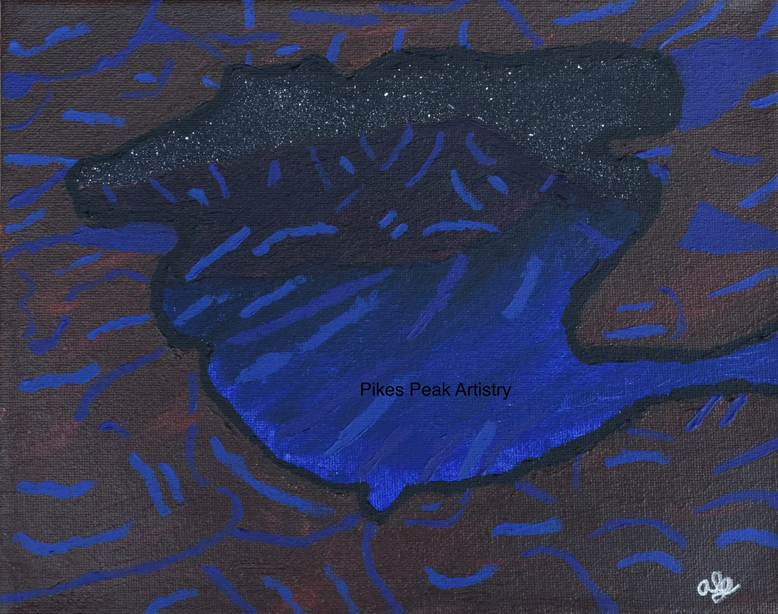 Original Acrylic Painting "Celestial Window of the Gods" Garden of the Gods Siamese Twins Keyhole Pikes Peak View