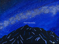 Acrylic Original Painting Cheyenne Mountain “Cosmic Bunker”