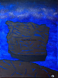 Original Acrylic Painting "Interstellar Equilibrium" Milky Way with Garden of the Gods Balanced Rock