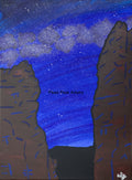Acrylic Original Painting "Stellar Gateway" Garden of the Gods Gateway and the Milky Way