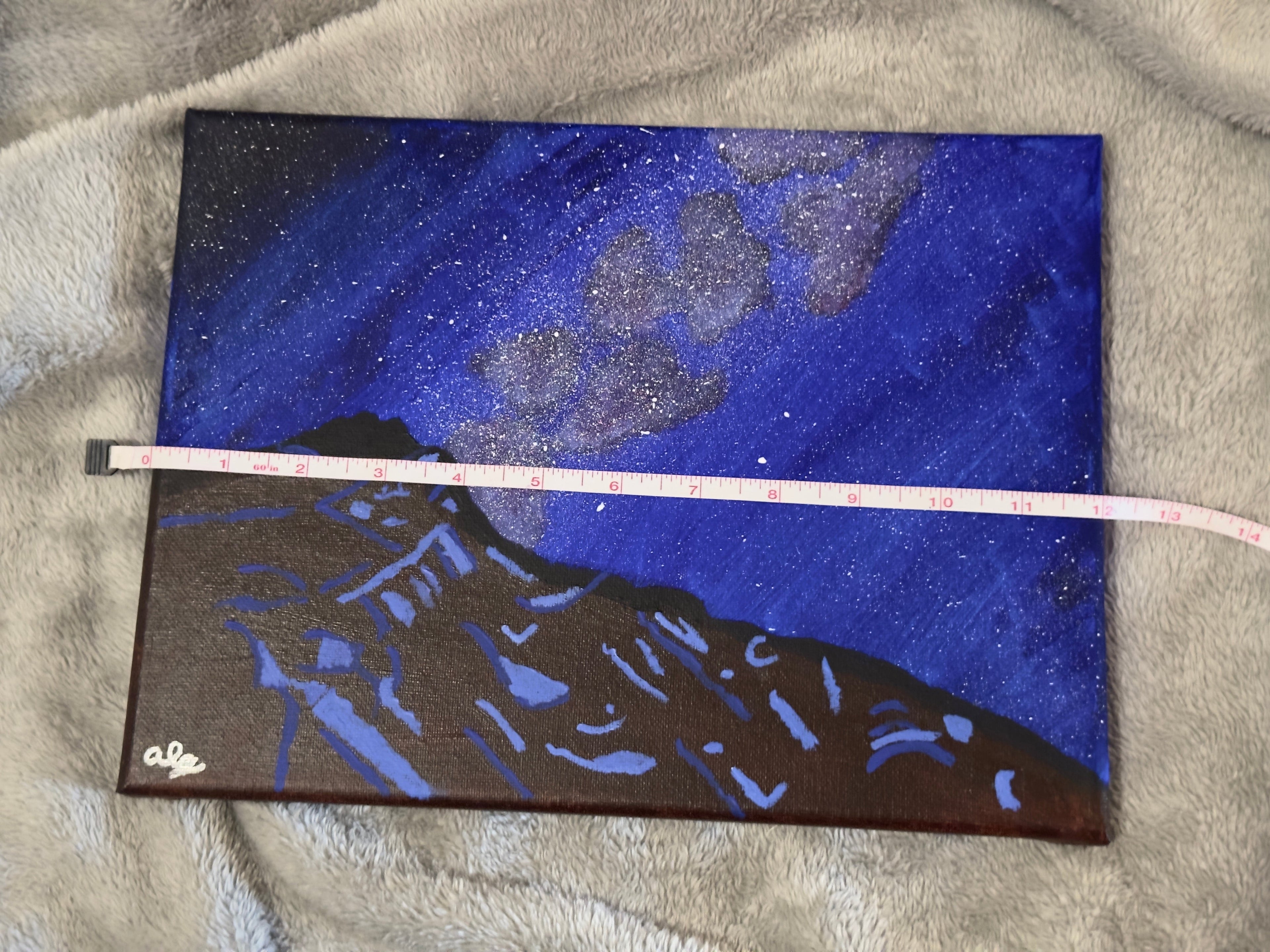 Original Acrylic Painting "Stardust Summit" inspired from pikes peak summit