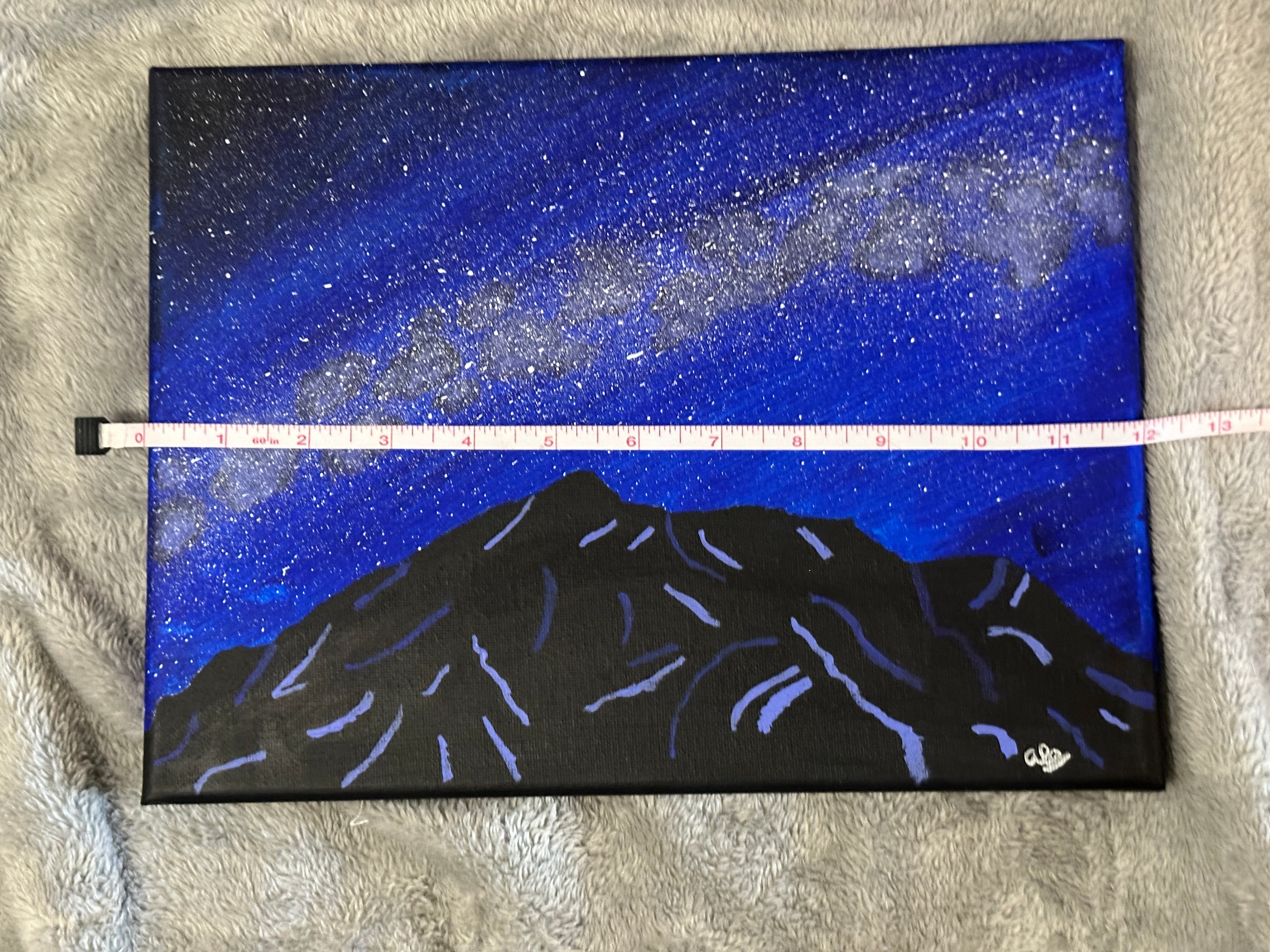 Original Cheyenne Mountain Acrylic Painting "Cosmic Bunker"