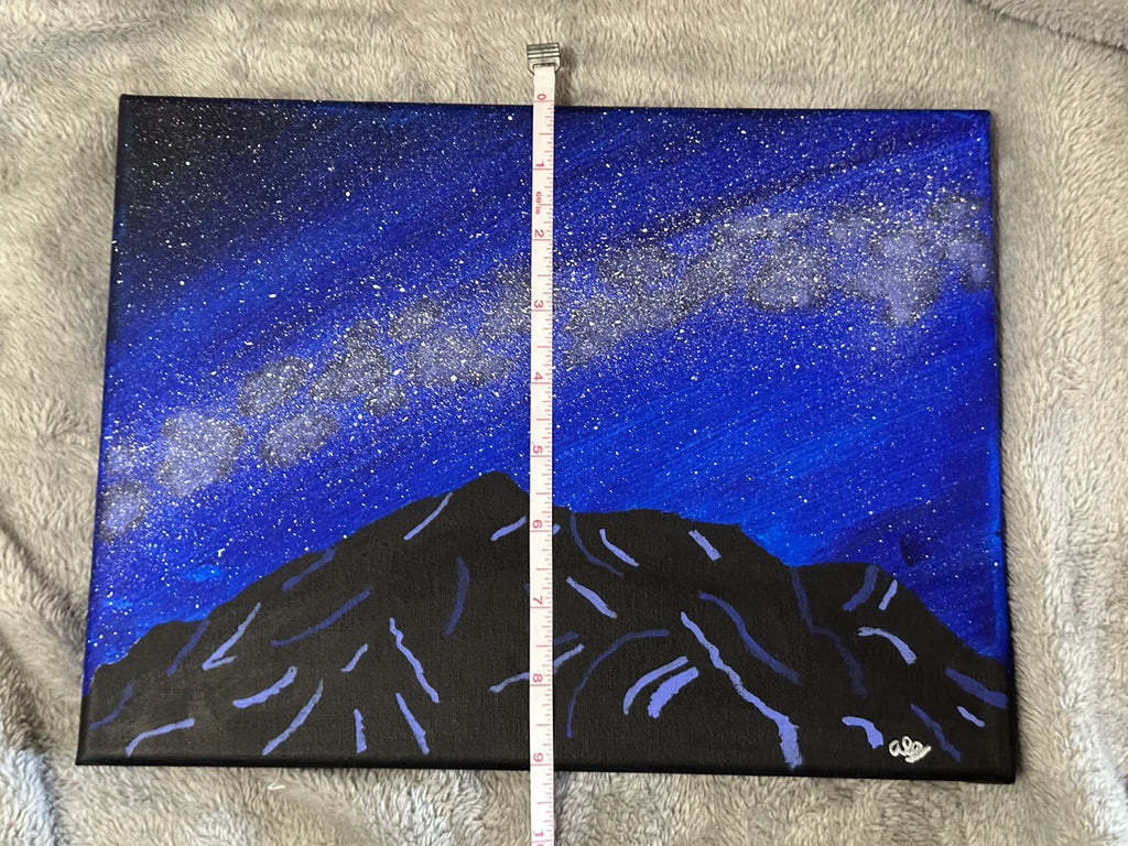Original Cheyenne Mountain Acrylic Painting "Cosmic Bunker"