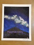 Fine Art Print of the Original Acrylic Painting: "Stellar Summit"