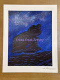 Fine Art Print of the Original Acrylic Painting : "Defying Gravity"