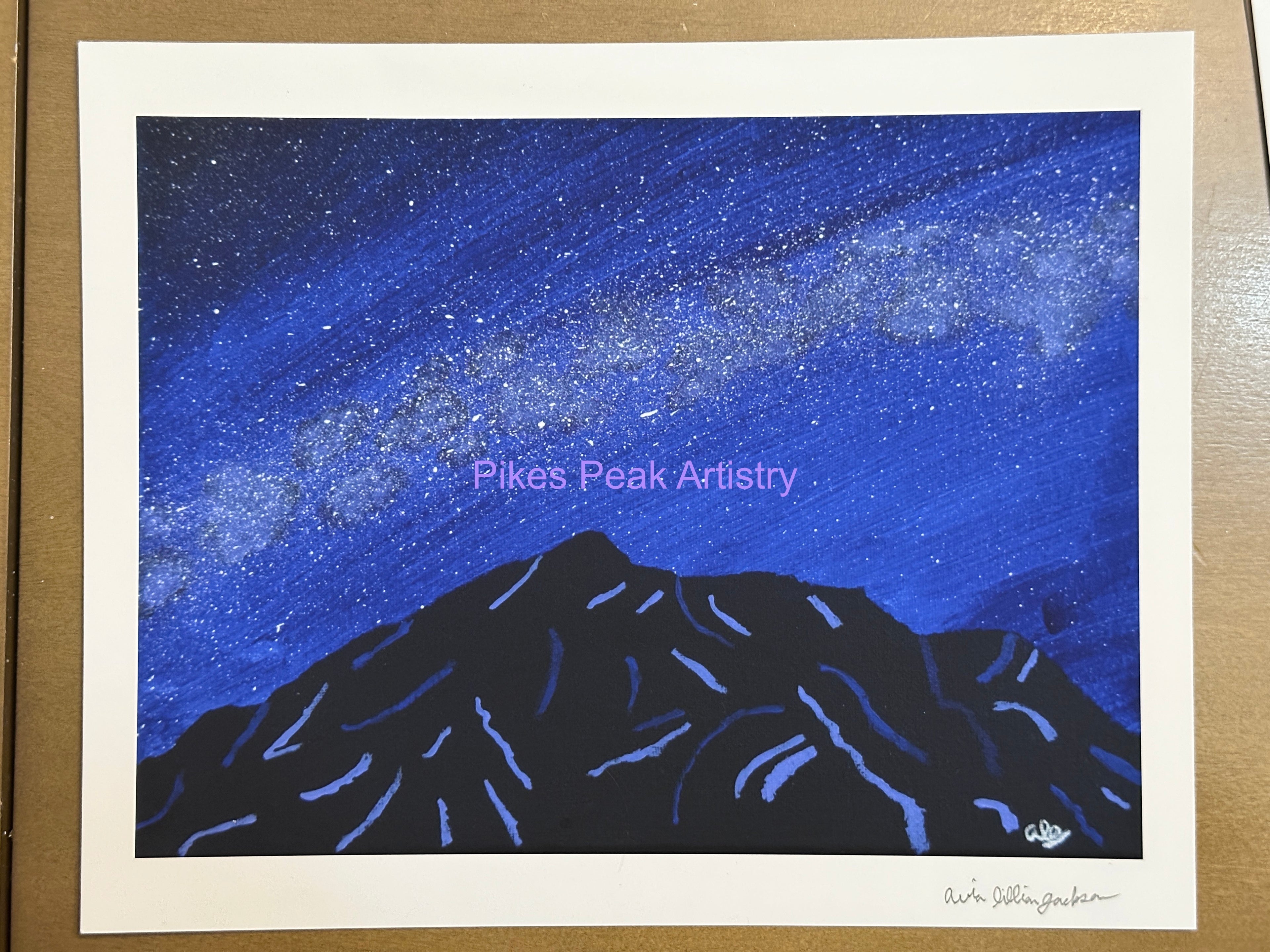 Fine Art Print of the Original Painting: "Cosmic Bunker"