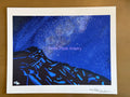 Fine Art Print of the Original Painting “Stardust Summit” inspired from pikes peak summit
