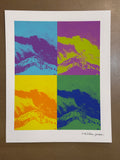 Fine Art Print of a Color Study using the Original Acrylic Painting:  "Stellar Summit"