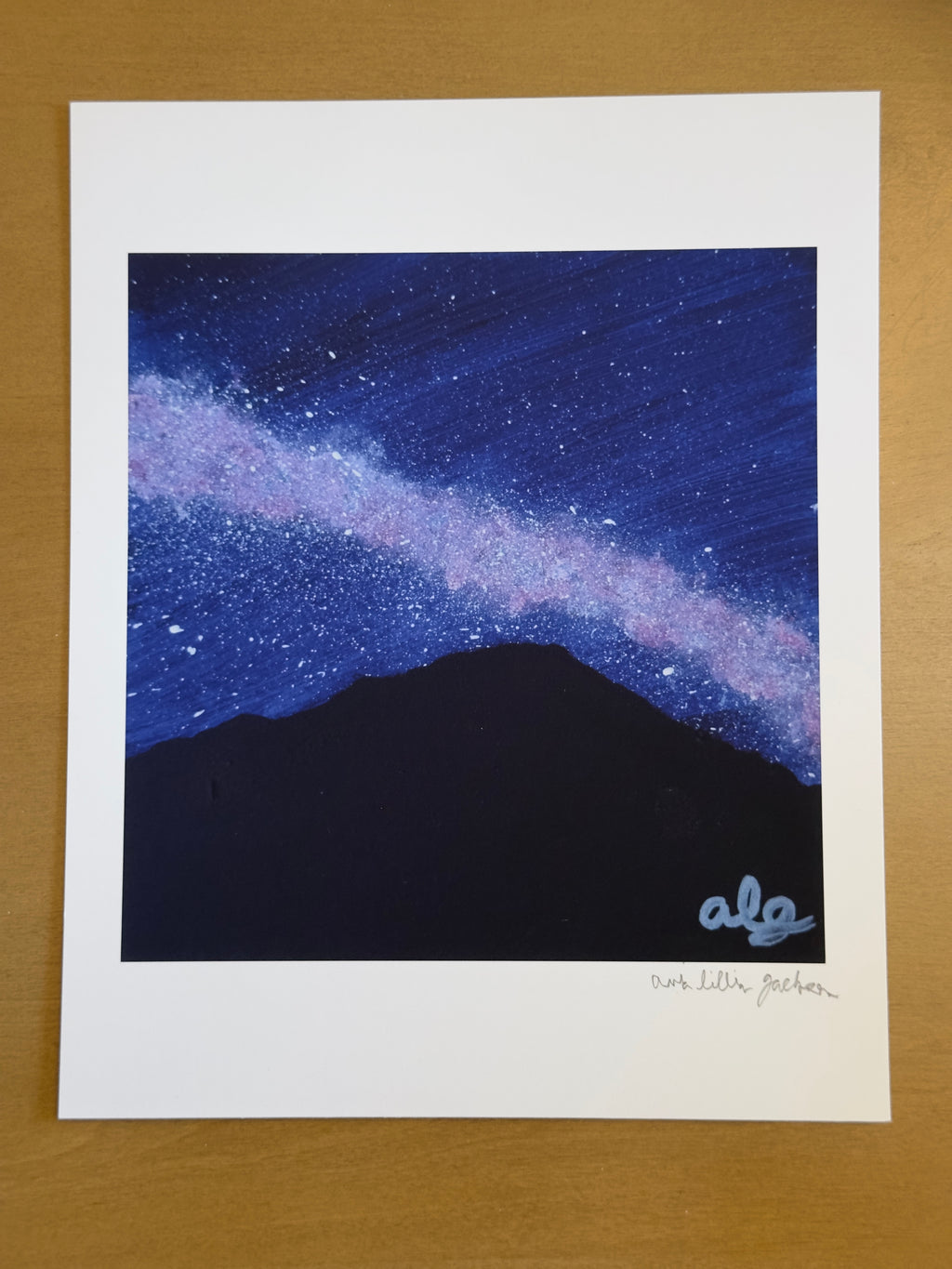 Fine Art Print of the Original Painting “Cosmic Red, White, and Blue”