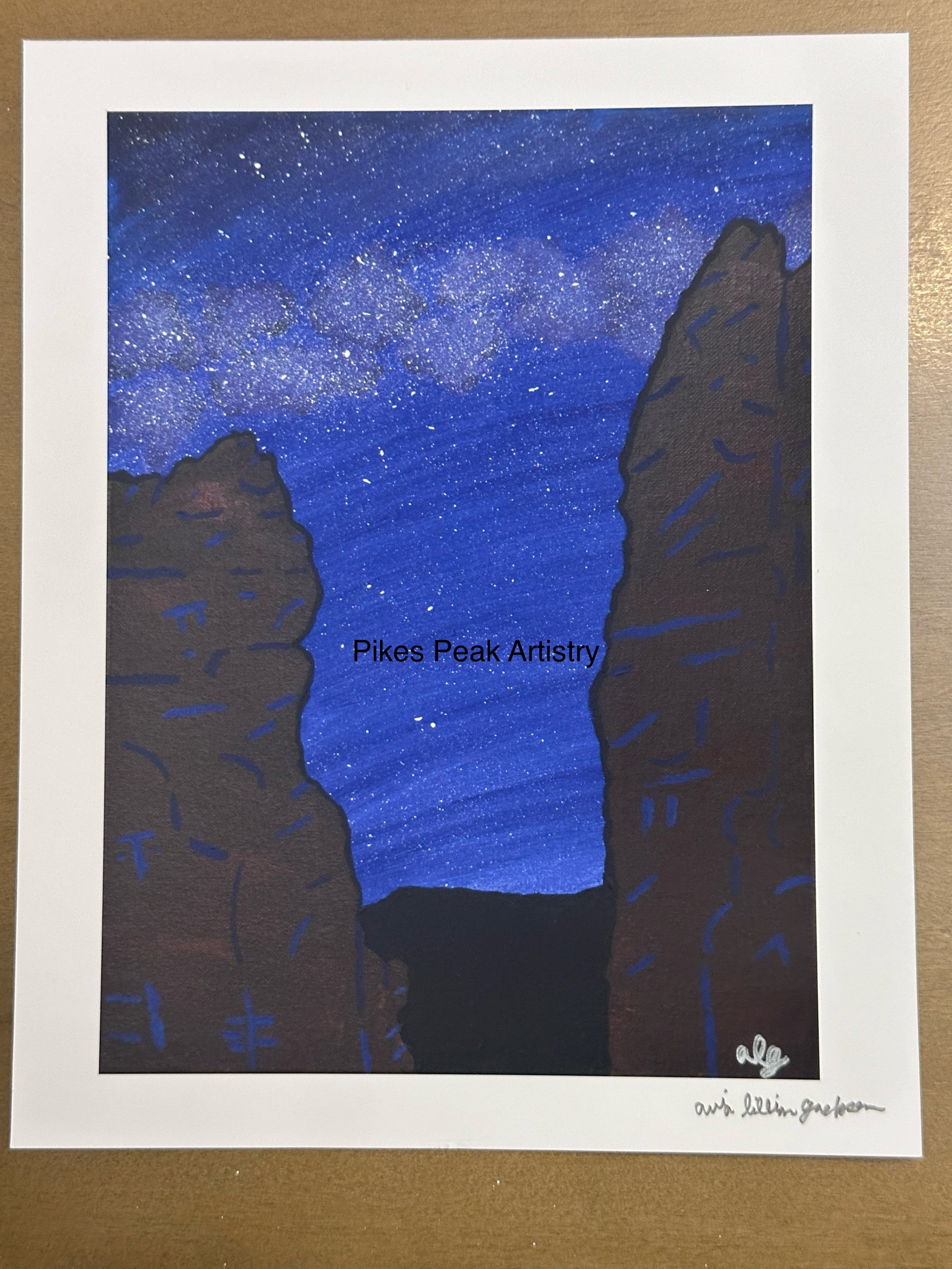 Fine Art Print of the Original Painting "Stellar Gateway"
