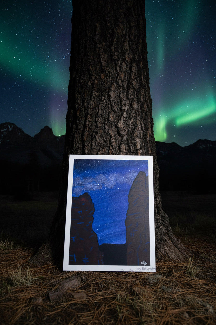 Fine Art Print of the Original Painting "Stellar Gateway"
