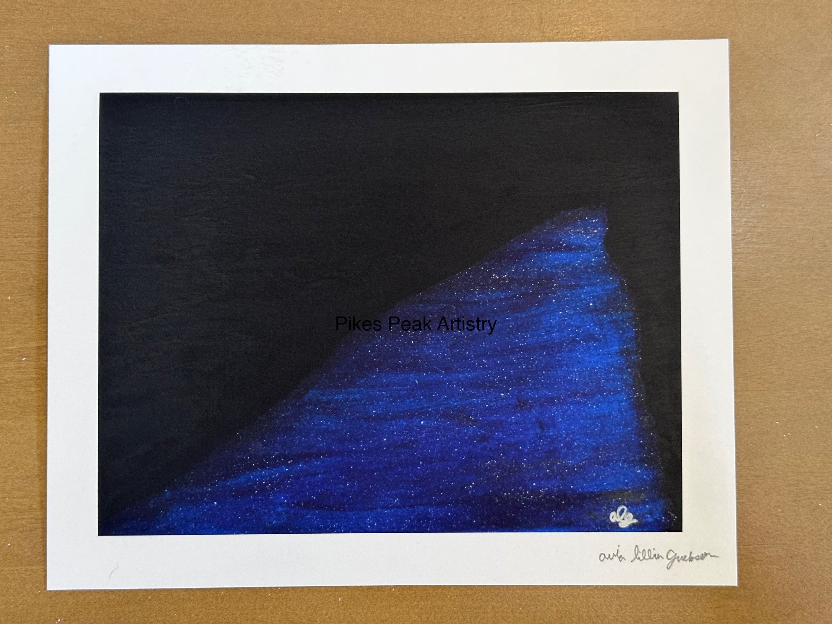 Fine Art Print of the Original Painting "When Creation Swallows the Sky"