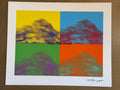 Fine Art Print of a Color Study using the Original Acrylic Painting: “ When Pike Swallowed the Sky”