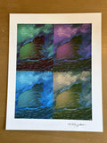 Fine Art Print of a Color Study using the Original Acrylic Painting: “ Defying Gravity”