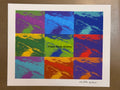 Fine Art Print of a Color Study using the Original Acrylic Painting: “ Nebula Genesis”