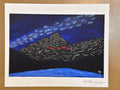 Fine Art Print of the Original Painting "The Celestial Anchor: Copper Bells"